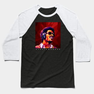 Stevie Wonder Baseball T-Shirt